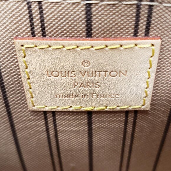 Louis Vuitton Neverfull Wristlet Clutch Monogram White Lux-360-090225 - Picture 12 of 12